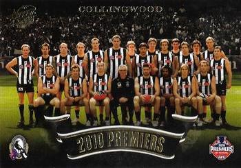 2010 Select 2010 Premiers - Collingwood #PC25 Team Photo Front